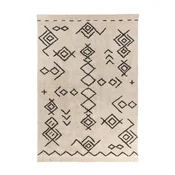 Kayoom PREPROGA Mylen 325 Creme/, Črna 160/230 cm krem barve, črna