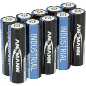Ansmann Litijeva baterija Mignon (AA), Ansmann Lithium Industrial, 3000 mAh 1,5 V, 10 kosov
