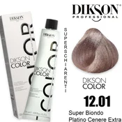 Dikson color 120 ml 12.01 super platinum blonde extra ash