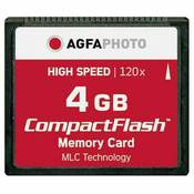 AgfaPhoto Compact Flash 4GB High Speed 120x MLCAgfaPhoto Compact Flash 4GB High Speed 120x MLC