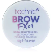 Technic Cosmetics Brow Fixer transparentni fiksacijski gel za obrvi 14 g