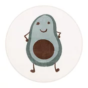 Mentolno zelena/slonokoščena otroška preproga o133 cm Avocado Mint – FD