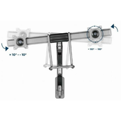 GEMBIRD Nosac MA-WA2-02 dupli/ za monitor/ 17-32/ zidni