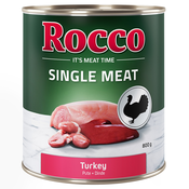Ekonomično pakiranje Rocco Single Meat 12 x 800 g Puretina