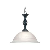 Elstead PB-P-BLACK - Luster na lancu PEMBROKE 1xE27/60W/230V