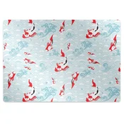 Decormat Podloga za stol Carp koi 140x100 cm 2 cm