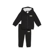PUMA Essentials Logo Hooded Full-Zip Tracksuit Toddlers, Clothing, Black, 3-4Y