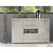 KOMODA RADDA PIANO K150V-3KS1F/PN Z OSVETLITVIJO