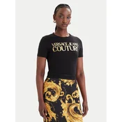 Versace Jeans Couture Majica 80HAHT00 CJ03T Črna Slim Fit