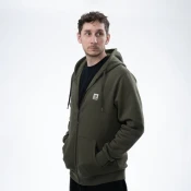 Nash Make It Happen Badge Zipped Green Hoody