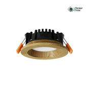 APLED - LED ugradna RONDO WOODLINE LED/3W/230V 3000K, precnik 9 cm, masivna borovina