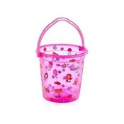 BABYJEM KOFICA ZA KUPANJE BEBE - PINK TRANSPARENT OCEAN