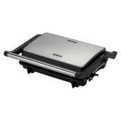 VIVAX Home TS-1000X Aparat za sendvice, Toster Grill, 1000W, 23x14cm, Srebrni
