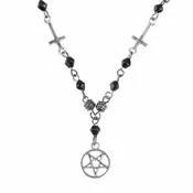 Ogrlica z obeskom Pentagram-Cross - PSY943