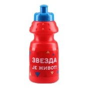 Flašica za vodu Crvena zvezda, Plasticna, 350ml, Crvena
