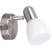Energična LED stenska svetilka srebrne barve
