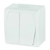 shumee Hermes2 Hermetično stikalo 10A IP44 belo 1002-00