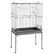 Velika kavez za ptice Ferplast PLANETA crna - 99,5 x 53 x 171,5 cm