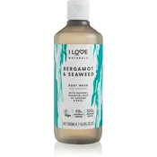 I LOVE Gel za tuširanje Naturals Bergamot i morska trava, 500ml