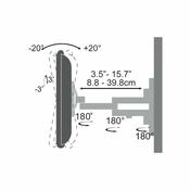 SBOX nagibni nosac s duplom rukom 23-55, do 30kg