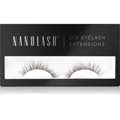 Nanolash DIY Eyelash Extensions set za podaljševanje trepalnic doma Classy BROWN 36 kos