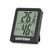 slomart GRIFEMA GA2902B mini termometer in higrometer s Smiley indikatorjem