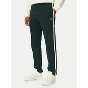 Lacoste Spodnji del trenirke XH8615 Zelena Regular Fit