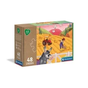 Clementoni Play For Future Puzzle Domače živali 3x48 kosov