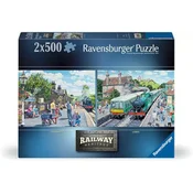 Puzzle 2x500 kos - Železnica št.1
