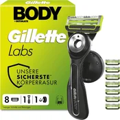 Gillette Gillette Labs Body & Intimate Rasierer - Brivnik za intimne predele za moške (črn)