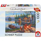 Schmidt Puzzle Obale jezera Loon, New York 1000 kosov