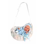 Llorens 63641 NEW BORN - realistična lutka za bebe sa zvukom i tijelom od mekane tkanine 36 cm