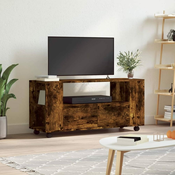 TV ormaric boja dimljenog hrasta 102x34,5x43 konstruirano drvo