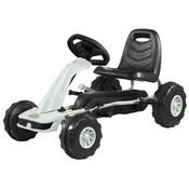 HyperMotion Pedalni Gokart za Otroke z Dvosmerno Vožnjo in Zavoro - Nosilnost 30 kg, Zunanja Igra, Zaprta Veriga, Plastična Kolesa