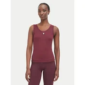 Guess Top V6YP09 K4312 Bordo rdeča Regular Fit