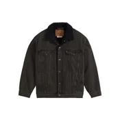 LEVIS  Prehodna jakna črn denim