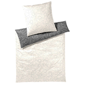 Elegante POSTELJNINA CATS 140/200 cm mako saten krem barve
