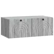 TV ormar za zid Siva sonoma 78,5 x 41 x 30 cm Konstruirano drvo