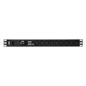 ATEN PE1109G-AT-G električni razdelilnik (PDU) 9 vtičnica(-e) AC 1U Črna