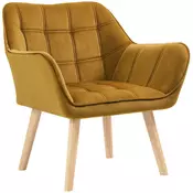 Homestar Fotelj 67x615x71 cm rumene barve
