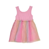 GAP Obleka pastelno modra/svetlo rumena/roza
