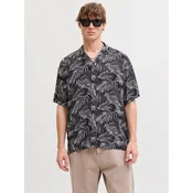 Jack & Jones Srajca Jeff 12288854 Črna Relaxed Fit