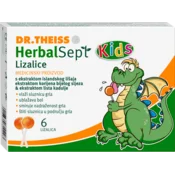 Dr. Theiss Herbalsept kids 6 lizalica, rok upotrebe 31.8.2026.