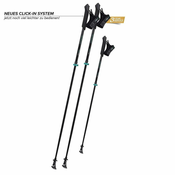 Komperdell Nastavljive Palice za Nordijsko hojo Sarma Powerlock Vario Black 105-125cm