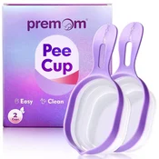 2x PREMOM zložljiva posodica za urin 50ml