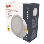 LED svetilo nadometno NEXXO, okroglo, belo, 7,6W, nastavljiva CCT