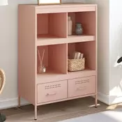 Vidaxl vidaXL Omarica roza 68x39x101,5 cm jeklo