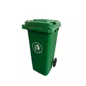 Koš za odpadke 120L zelen