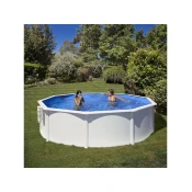 Gre Fidji Bazen, Okrugli, Montažni, 5.5x1.2m, Beli