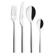 Set jedilnega pribora HEAVEN, set 24 kosov, srebrna, Pintinox